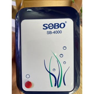 Máy sủi Ôxy tích điện Sobo 4000 2 đầu vòi cho bể cá cảnh