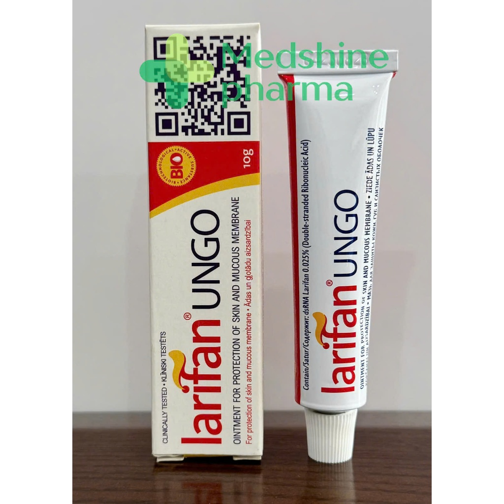 Combo Larifan Ungo Sùi mào gà, Gai sinh dục, Mụn Cóc, Herpes, tăng cường đề kháng