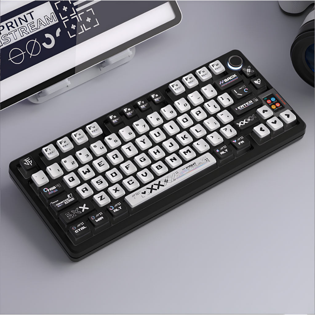 BỘ KEYCAP PUDDING SIDE TRANSPARENT 4 CẠNH XUYÊN LED NHỰA PBT 122 PHÍM OEM PROFILE | BigBuy360 - bigbuy360.vn