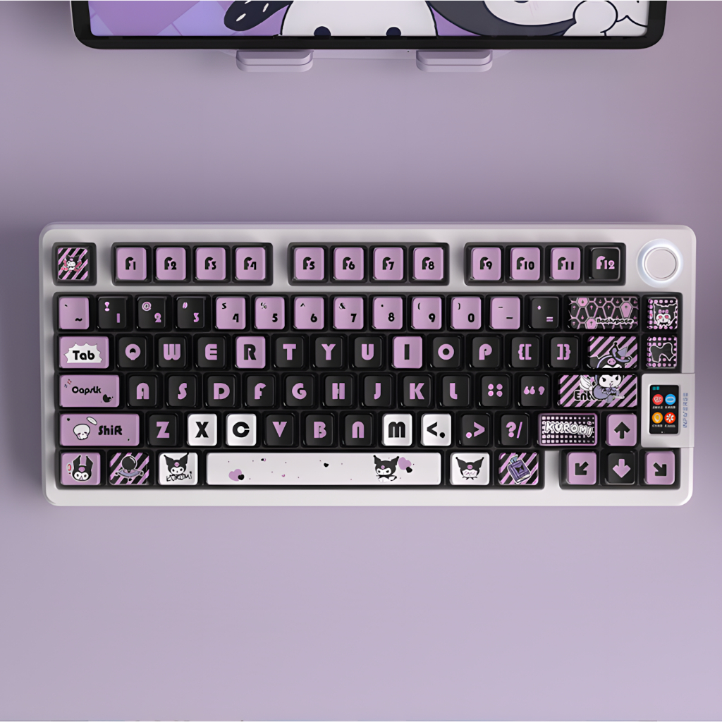 BỘ KEYCAP PUDDING SIDE TRANSPARENT 4 CẠNH XUYÊN LED NHỰA PBT 122 PHÍM OEM PROFILE | BigBuy360 - bigbuy360.vn