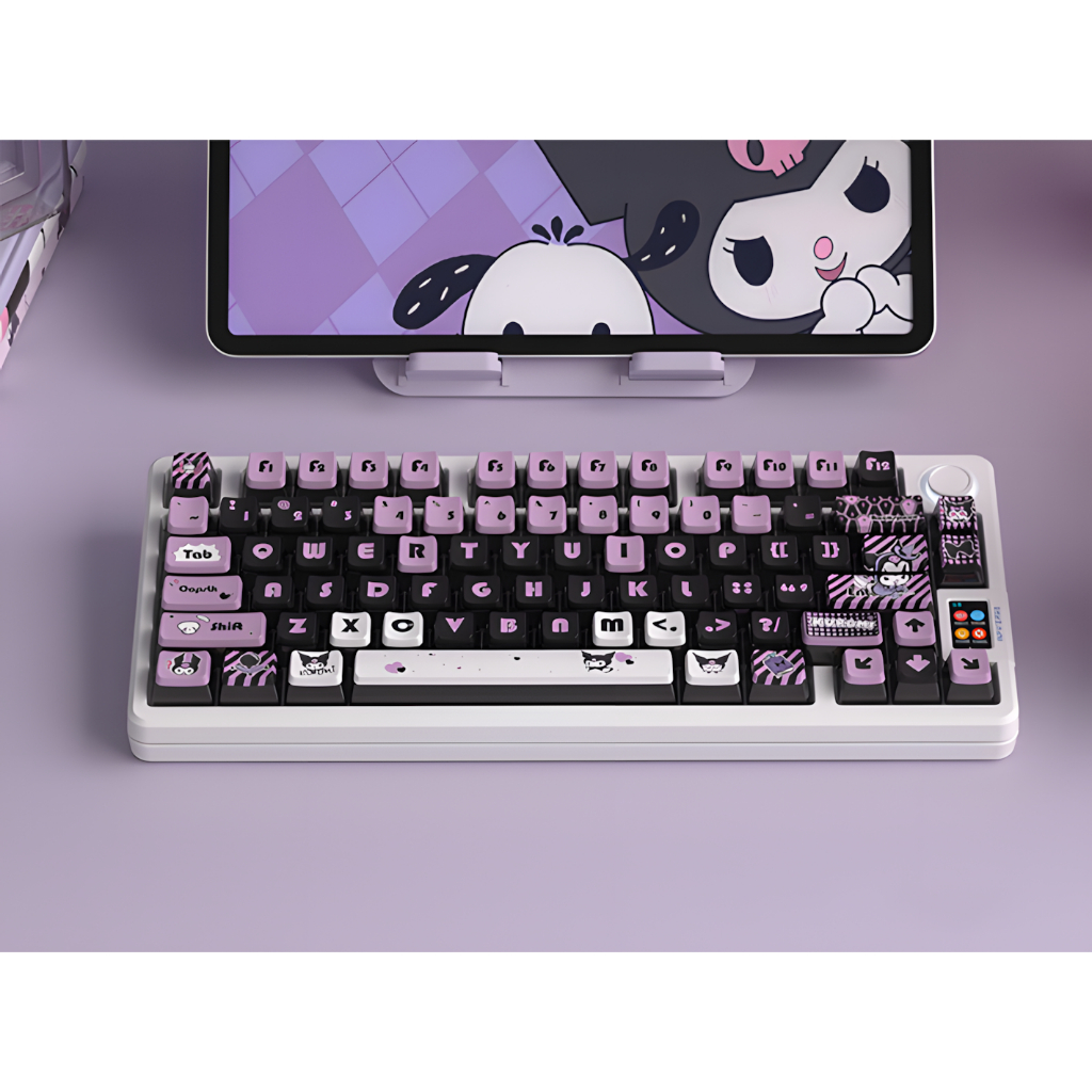 BỘ KEYCAP PUDDING SIDE TRANSPARENT 4 CẠNH XUYÊN LED NHỰA PBT 122 PHÍM OEM PROFILE | BigBuy360 - bigbuy360.vn