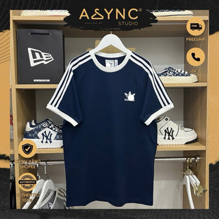 (Auth) Áo Thun Adj Das 3 Sọc Adicolor Màu Navy Chính Hãng | Code: IA4850 IA4845 IA4848 IA4846 H37756 - Async Studio