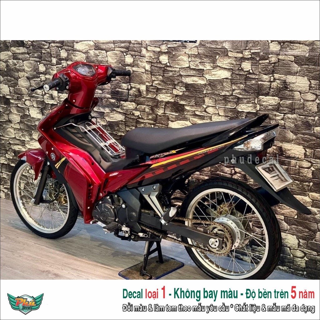 Tem rời  Ex  2006-2010 Crypton đỏ vàng đen (3)