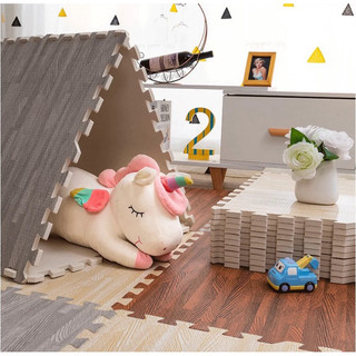 Thảm xốp vân gỗ 60×60×1cm