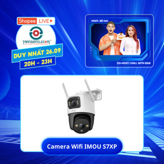 Camera 2 Mắt Kép Wifi Ngoài Trời IMOU Cruiser Dual S7XP/ S7XEP Đàm Thoại 2 Chiều - TRANGIATELECOM