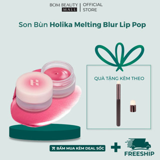 Son Bùn  Holika Melting Blur Lip Pop Tạo Hiệu Ứng Mờ Lì Dạng Hũ  5g