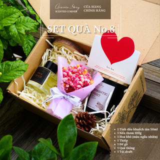  Set Quà Tặng Nến Thơm Cho Người Yêu Kỷ Niệm Sinh Nhật Tốt Nghiệp Aroma Story 