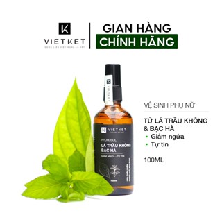 Dung dịch vệ sinh phụ nữ Trầu Không Bạc Hà VIET KET 100ml - Cấp Ẩm, Giảm Ngứa, Ngăn Ngừa Vi Khuẩn