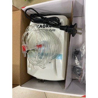Máy sủi Ôxy tích điện 2 đầu vòi đã bao gồm dây và đầu sủi Kaokui 9970 cho bể cá cảnh