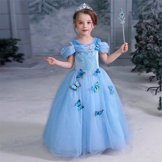 Đầm hóa trang công chúa Lọ Lem xinh xắn cho bé gái