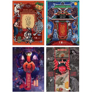 Sách - Bộ Bách Khoa Ma Quỷ Các Nước: Ma Quỷ Dân Gian Ký, Bạch Quỷ Dạ Hành, Trung Hoa Bách Quỷ Lục ( lẻ, Tủy chọn)