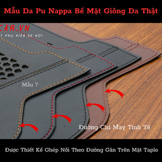 Thảm Taplo Ô Tô, Thảm Taplo Lexus ES 2013 - 2017 Chất Liệu Da Pu Nappa Được Thiết Kế 3D Ghép Nối