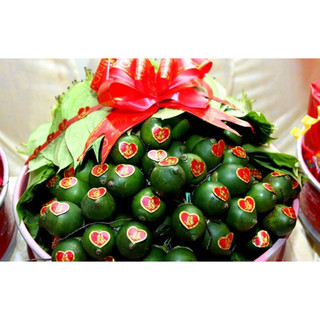 chữ hỷ dán trái cây(1tờ)