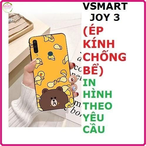 ỐP LƯNG VSMART JOY 3 ÉP KÍNH (IN HÌNH THEO YÊU CẦU)