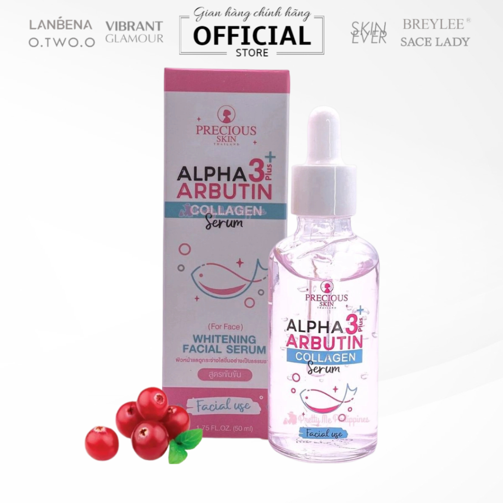 Serum ƙích trắŉg da Alpha Arbutin collągen 3 Plus+ (Thailand)