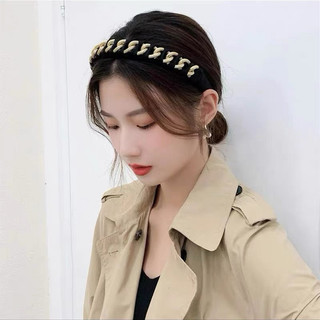Cài tóc đen kiểu mới - Băng đô tóc màu đen cá tính