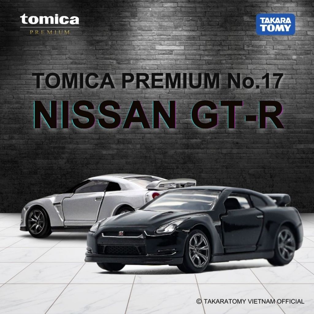 Xe mô hình Tomica Premium No.17 NISSAN GT-R R35 2024 Fullbox Chính hãng TakaraTomy