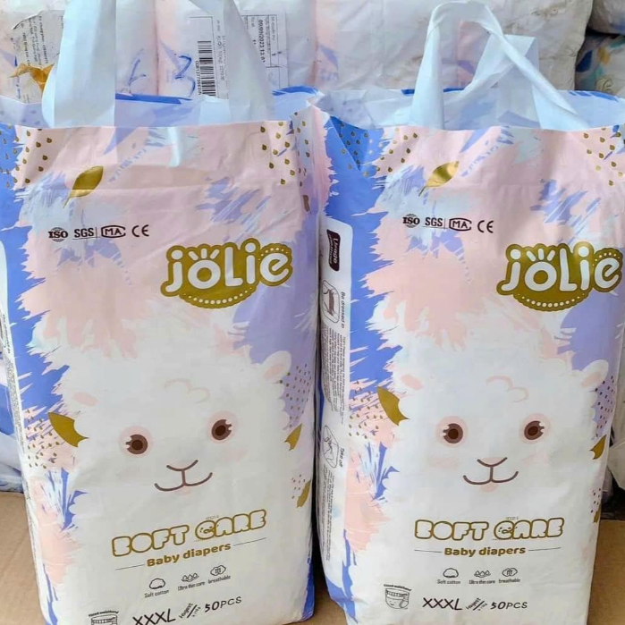 Combo  50-100 miếng bỉm quần Jolie cao cấp đủ size (M,L,XL,XXL,XXXL,4XL) cho bé yêu