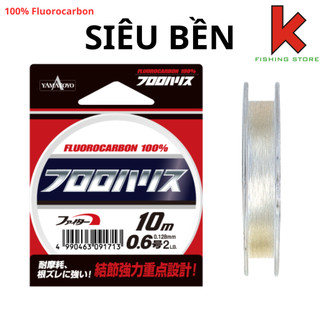  Dây Leader HARISU 100% FLUOROCARBON siêu bền tải khỏe tàng hình trong nước 