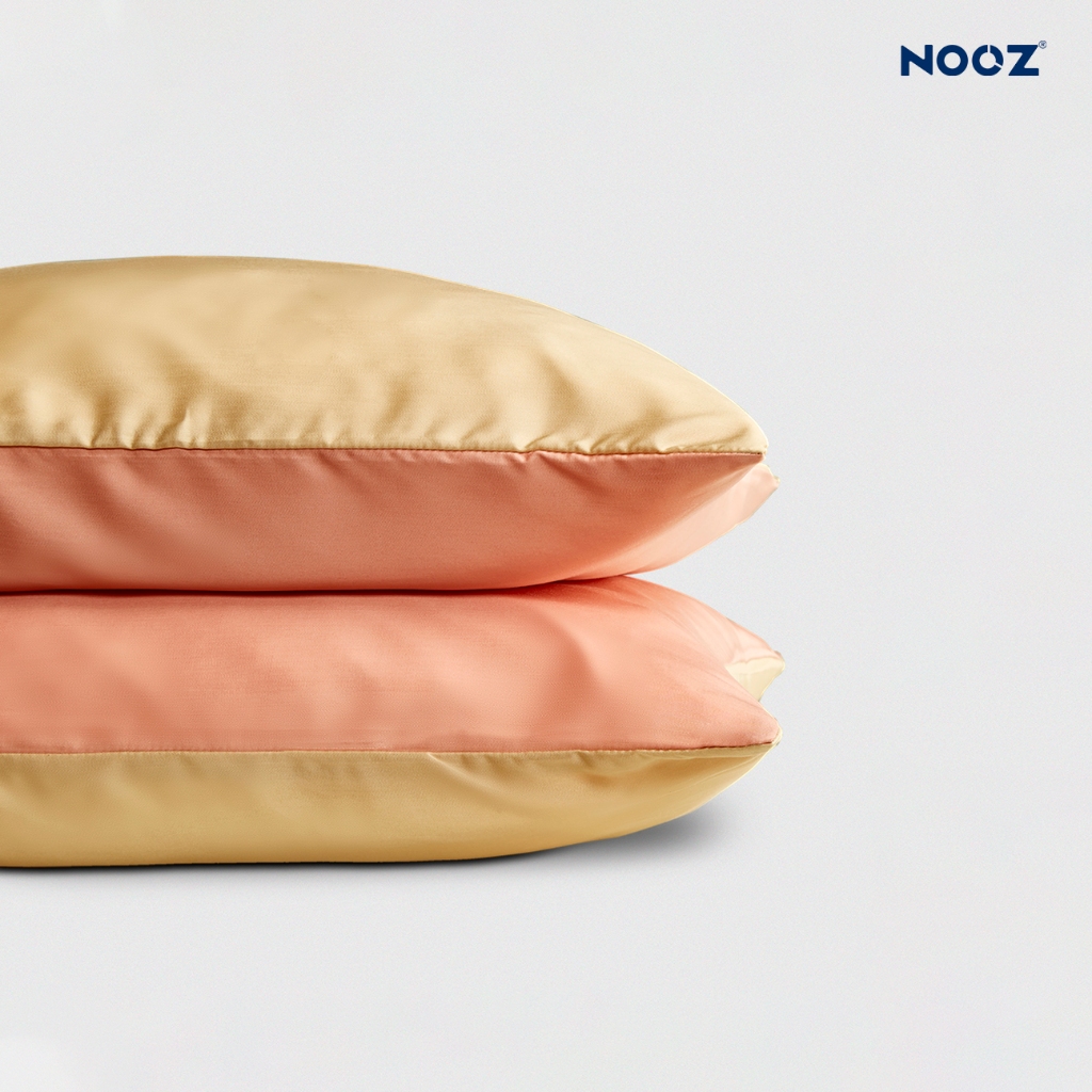 Vỏ Gối Nằm NOOZ Lụa Tencel 60s Mềm Mịn 50x70cm Vải Trơn Nhiều Màu NOOZ Home Goods Bedding | BigBuy360 - bigbuy360.vn