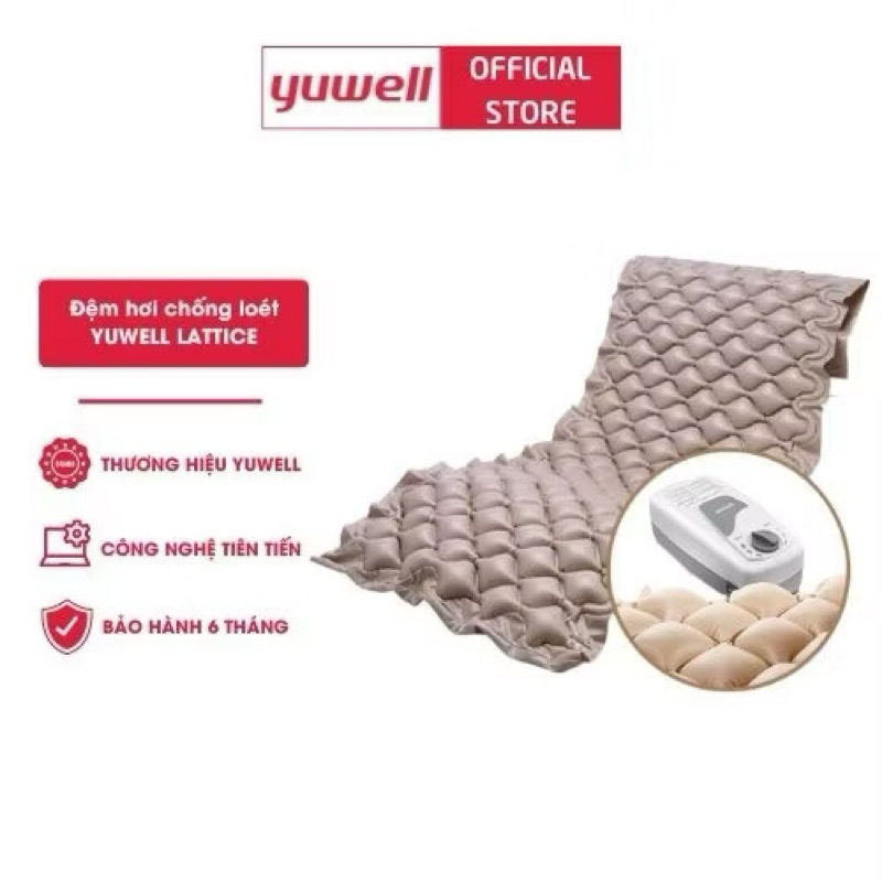 Nệm Hơi Chống Loét Lattice Yuwell - Hỗ Trợ Tốt Nhất Cho Người Già, Người Bệnh - BH 6 Thán