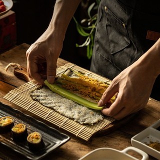 Mành tre quấn Sushi 24cm/27cm/30cm mành tre cuộn/cuốn kimbap