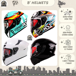 [ Bảo Hành Chính Hãng 3 Năm] Mũ Nón Bảo Hiểm Cao Cấp FULLFACE KYT TT COURSE - 1 KÍNH - Tặng Tem KYT