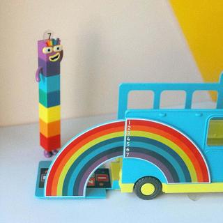 [Hàng nhập khẩu Mỹ] Numberblocks Rainbow Bus - Learning Resources