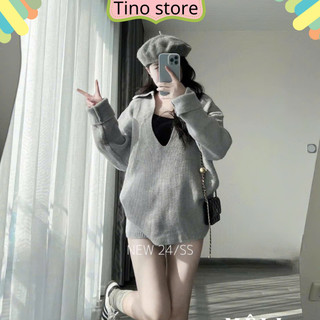 Váy áo-Sét 3 món gồn áo ngoài và quần kèm áo 2 dây cho các nàng
