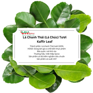1 KG LÁ CHANH THÁI TƯƠI - KAFFIR LEAF VIỆT HIỆP - chỉ Ship hỏa tốc nội thành HCM.