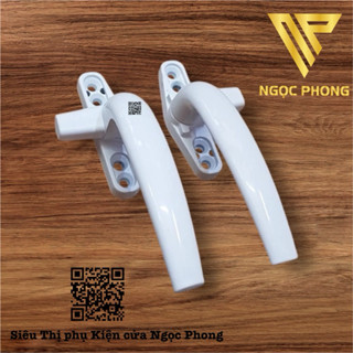 Tay gạt bầu trắng  sữa cửa sổ mở 8103