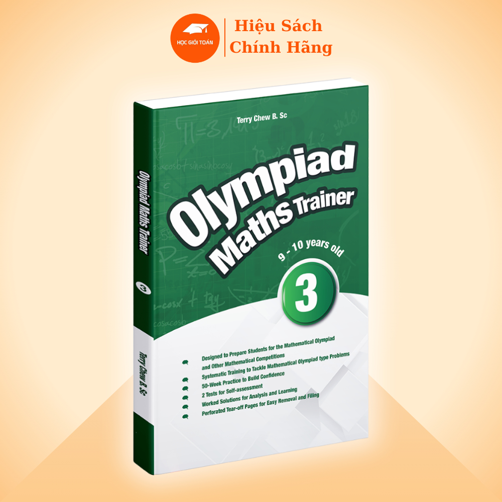 Sách Olympiad Maths Trainer 3, Toán Singapore luyện thi lớp 3 ( 9 - 10 tuổi )