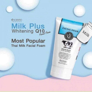 Sữa rửa mặt tạo bọt trắng da Beauty Buffet Scentio Milk Plus Whitening Q10 Facial Foam 100ml