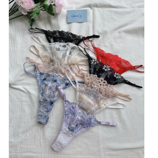 Quần Lót Lọt Khe Ren Hoa Thêu Cao Cấp iBra's Store Sexy, Quần Lót Nữ Thiết Kế Dây Hông Điều Chỉnh Được Quyến Rũ i158