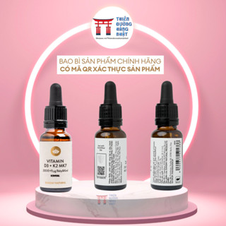 Vitamin D3 K2 Mk7 Sunday Natural Đức 20ml, vitamin D3K2 giúp bé phát triển, khỏe mạnh