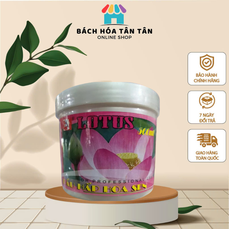 Dầu Hấp Dưỡng Tóc Tinh Chất Hoa Sen 1000ml Giúp Tóc Mềm Mại, Chắc Khỏe