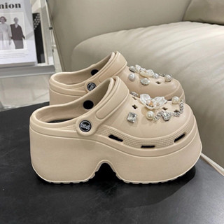 Dép sục cross hoạ tiết đáng yêu đế cao 7cm thời trang năng động chất liệu EVA cao cấp (HY 1888)