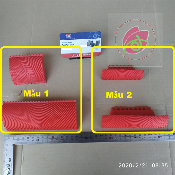 Dụng cụ tạo vân gỗ (có 2 mẫu khách lựa chọn giúp