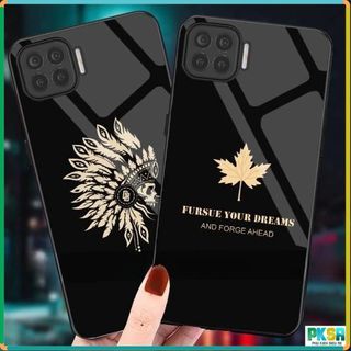 Ốp Lưng OPPO A73 4G / F17 / A93 Mặt lưng ép kính nano chống bể cao cấp, sang trọng