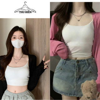 Áo khoác cardigan croptop mỏng dáng dài thời trang, áo khoác len nữ phong cách hàn quốc xuongmaythuhien1