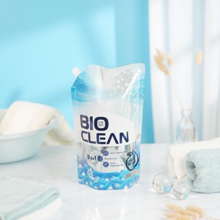  Nước giặt xả đậm đặc BIO CLEAN XANH túi 2 lít 