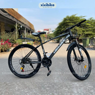 Xe đạp đường phố LauxJack vành size 26 inch 21 tốc độ phanh đĩa chống trơn trượt