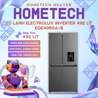 [GIAO LẮP MIỄN PHÍ] EQE4960A-B - Tủ lạnh Electrolux Inverter 492 lít EQE4960A-B - Hàng Chín Hãng