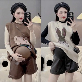 Quần Sooc Da Bầu, Có Chun Chinh Nấc, Kiểu Gập Gấu