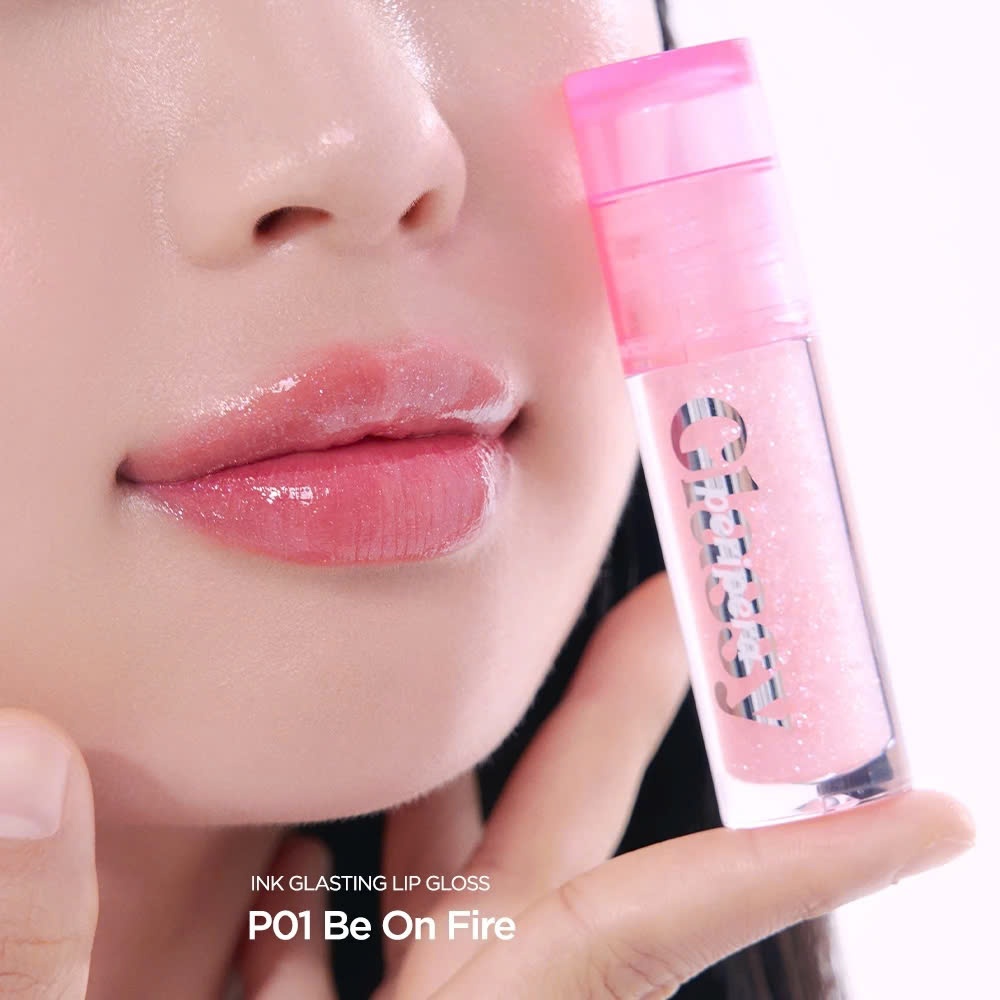 [RẤT C.A.Y MÔI] Son Tint Bóng Thuần Chay Peripera Ink Glasting Lip Gloss MÀU P01 BE ON FIRE (T7/2026