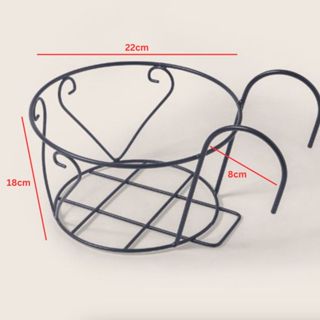 Giỏ sắt tròn treo chậu hoa ban công Monrovia chính hãng