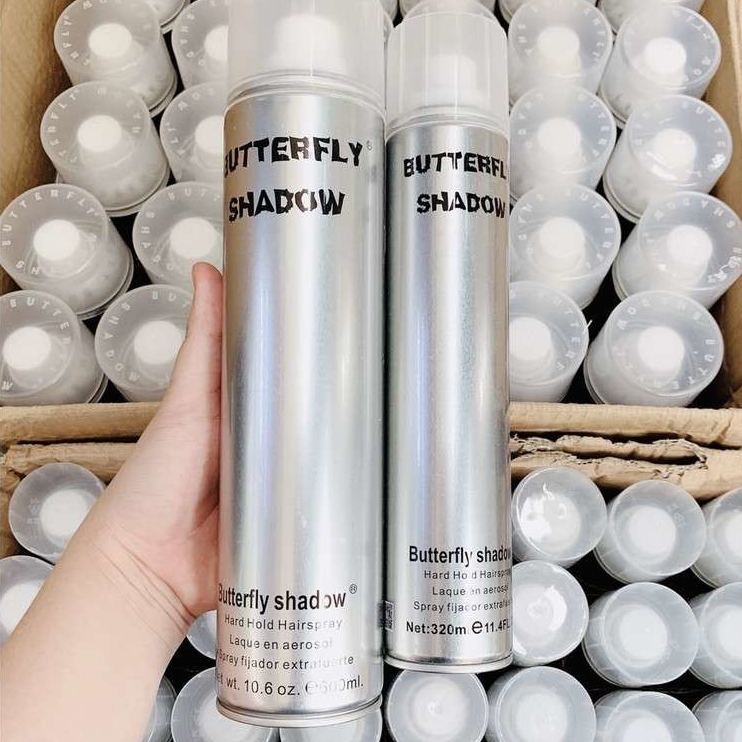 Gôm xịt tóc Butterfly Shadow chính hãng - Gôm bạc giữ nếp tạo kiểu nam nữ