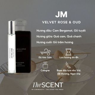 Nước hoa JML Velvet Rose & Oud