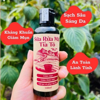  Sữa Rửa Mặt Tía Tô Giúp Sạch Sâu Sáng Da Ngừa Mụn An Toàn Với Bạn Dậy Thì Và Mẹ Bầu 100ml 