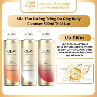  Sữa Tắm Dưỡng Trắng Da Olay Body Cleanser 500ml Nội Địa Thái Lan Dưỡng Ẩm Chống Lão Hóa - Hinohouse 